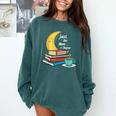 Just One More Chapter Love Book Reading Comfort Colors Sweatshirt Chalky Mint