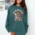 Just One More Chapter Skeleton Reading Cozy Books Comfort Colors Sweatshirt Chalky Mint Just One More Chapter Skeleton Reading Cozy Books Comfort Colors Sweatshirt Chalky Mint