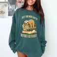 Just One More Chapter Sloth Sleeping On Books Reading Comfort Colors Sweatshirt Chalky Mint Just One More Chapter Sloth Sleeping On Books Reading Comfort Colors Sweatshirt Chalky Mint