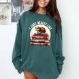 I Just Really Like Turtles And Books OK Turtle Reading Comfort Colors Sweatshirt Chalky Mint