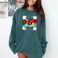 Kids Ka-Pow 2 Years Old Kids 2nd Birthday Comic Book Super Hero Comfort Colors Sweatshirt Chalky Mint