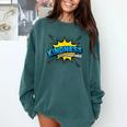 Kindness Is My Superpower Retro Comic Book T-Shirt Comfort Colors Sweatshirt Chalky Mint
