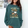 Knitting Crocheting Reading Books Yarn For Knitter Crochet Comfort Colors Sweatshirt Chalky Mint Knitting Crocheting Reading Books Yarn For Knitter Crochet Comfort Colors Sweatshirt Chalky Mint