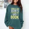 I Know All Your Secrets i Have Read Guest Book Hotel Manager Comfort Colors Sweatshirt Chalky Mint I Know All Your Secrets i Have Read Guest Book Hotel Manager Comfort Colors Sweatshirt Chalky Mint