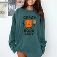Librarian Book Reader Collector Book Worm For Women Comfort Colors Sweatshirt Chalky Mint