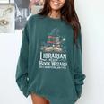 Librarian Because Book Wizard Isn't An Official Job Title Comfort Colors Sweatshirt Chalky Mint Librarian Because Book Wizard Isn't An Official Job Title Comfort Colors Sweatshirt Chalky Mint