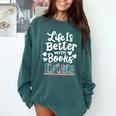 Librarian Library Books Reading Reader Comfort Colors Sweatshirt Chalky Mint Librarian Library Books Reading Reader Comfort Colors Sweatshirt Chalky Mint