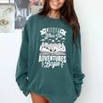 Library Where The Adventures Begin Librarian Book Readers Comfort Colors Sweatshirt Chalky Mint