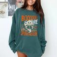 Library Halloween Book Lover Ghost With Books Comfort Colors Sweatshirt Chalky Mint Library Halloween Book Lover Ghost With Books Comfort Colors Sweatshirt Chalky Mint