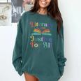 Literacy Justice For All Stop Book Banning Protect Librarian Comfort Colors Sweatshirt Chalky Mint Literacy Justice For All Stop Book Banning Protect Librarian Comfort Colors Sweatshirt Chalky Mint