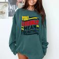 You Literally Mean Figuratively Grammar Teacher Book Writers Comfort Colors Sweatshirt Chalky Mint