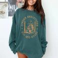Literature Bookworm Abibliophobia Bookish Comfort Colors Sweatshirt Chalky Mint
