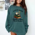 Love God Drink Coffee Read Books Lovers Jesus And Coffee Comfort Colors Sweatshirt Chalky Mint Love God Drink Coffee Read Books Lovers Jesus And Coffee Comfort Colors Sweatshirt Chalky Mint