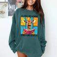 Love Reading And Giraffes Cute Giraffe Reading Book Lovers Comfort Colors Sweatshirt Chalky Mint