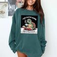 I Love Turtles Sea I Have Selective Hearing Coffee And Book Comfort Colors Sweatshirt Chalky Mint