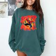 Marvel Spider-Man Peter Parker Comic Book Letter Logo Comfort Colors Sweatshirt Chalky Mint