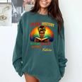 Melanin Honoring Past Inspiring Pride Book Month Comfort Colors Sweatshirt Chalky Mint
