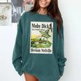 Moby Dick Book Cover Illustration Comfort Colors Sweatshirt Chalky Mint Moby Dick Book Cover Illustration Comfort Colors Sweatshirt Chalky Mint