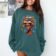 Month Honoring Past Inspiring Pride Melanin Book Comfort Colors Sweatshirt Chalky Mint