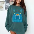 Mouse Halloween Costume Book Cookie Teacher Student Comfort Colors Sweatshirt Chalky Mint