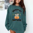 Nerdy By Nature Chibi Cute Book Lover Comfort Colors Sweatshirt Chalky Mint Nerdy By Nature Chibi Cute Book Lover Comfort Colors Sweatshirt Chalky Mint