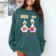 How Many Nights Reading Goose Book Lover Reader Comfort Colors Sweatshirt Chalky Mint How Many Nights Reading Goose Book Lover Reader Comfort Colors Sweatshirt Chalky Mint