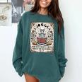 How Many Nights Reading Meme 6 7 Book Lover Comfort Colors Sweatshirt Chalky Mint