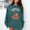 North Pole Book Club Gingerbread Christmas Reading Comfort Colors Sweatshirt Chalky Mint North Pole Book Club Gingerbread Christmas Reading Comfort Colors Sweatshirt Chalky Mint