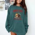 North Pole Book Club Hot Cocoa Bookworm Christmas Xmas Comfort Colors Sweatshirt Chalky Mint