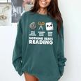Nothing Beats Reading Bookworm Librarian Book Nerd Comfort Colors Sweatshirt Chalky Mint Nothing Beats Reading Bookworm Librarian Book Nerd Comfort Colors Sweatshirt Chalky Mint
