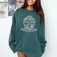 Obstinate Headstrong Girls Book Club Jane Austen Comfort Colors Sweatshirt Chalky Mint