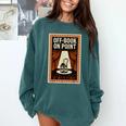 Off-Book On Point Theater Drama Comfort Colors Sweatshirt Chalky Mint