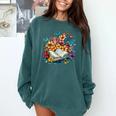Open Book With Colorful Floral Reading Magic Comfort Colors Sweatshirt Chalky Mint Open Book With Colorful Floral Reading Magic Comfort Colors Sweatshirt Chalky Mint