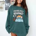 Orange Cat Reading Book 67 Six Seven Meme Comfort Colors Sweatshirt Chalky Mint Orange Cat Reading Book 67 Six Seven Meme Comfort Colors Sweatshirt Chalky Mint