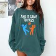 And It Came To Pass Book Of Mormon LDS Missionary Comfort Colors Sweatshirt Chalky Mint And It Came To Pass Book Of Mormon LDS Missionary Comfort Colors Sweatshirt Chalky Mint