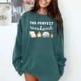 The Perfect Weekend Camping Essentials Wine Books Campfire Comfort Colors Sweatshirt Chalky Mint