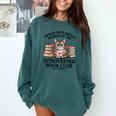 Proud Introverted Book Club Anti Social Reader Pet Cat Comfort Colors Sweatshirt Chalky Mint