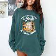 Quilting Sewing Machine Quilter Easily Distracted By Book Comfort Colors Sweatshirt Chalky Mint