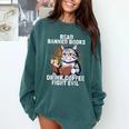 Read Banned Books Drink Coffee Fight Evil Cat Comfort Colors Sweatshirt Chalky Mint Read Banned Books Drink Coffee Fight Evil Cat Comfort Colors Sweatshirt Chalky Mint
