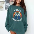 I Read Banned Books For Men Women Cat Banned Books Comfort Colors Sweatshirt Chalky Mint I Read Banned Books For Men Women Cat Banned Books Comfort Colors Sweatshirt Chalky Mint