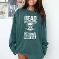 Read Banned Books PET DOGS FIGHT EVIL Read Banned Books Dog Comfort Colors Sweatshirt Chalky Mint Read Banned Books PET DOGS FIGHT EVIL Read Banned Books Dog Comfort Colors Sweatshirt Chalky Mint