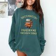 I Read Books And I Know Things l Book Reading Comfort Colors Sweatshirt Chalky Mint I Read Books And I Know Things l Book Reading Comfort Colors Sweatshirt Chalky Mint