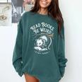 Read Books Be Weird Stay Feral Opossum Comfort Colors Sweatshirt Chalky Mint