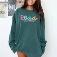 Read Your Heart Out Reading Librarian Book Across America Comfort Colors Sweatshirt Chalky Mint