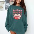 Read Your Heart Out Teacher Valentines Day Book Lover Comfort Colors Sweatshirt Chalky Mint Read Your Heart Out Teacher Valentines Day Book Lover Comfort Colors Sweatshirt Chalky Mint