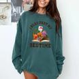 I Read Past My Bedtime Reading Dinosaur Book Lover Comfort Colors Sweatshirt Chalky Mint