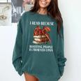 I Read Because Roasting People Is Frowned Upon Dragon Book Premium Tri-Blend Comfort Colors Sweatshirt Chalky Mint I Read Because Roasting People Is Frowned Upon Dragon Book Premium Tri-Blend Comfort Colors Sweatshirt Chalky Mint