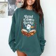 Read S'More Books Camping Outdoors Travel Campfire Comfort Colors Sweatshirt Chalky Mint Read S'More Books Camping Outdoors Travel Campfire Comfort Colors Sweatshirt Chalky Mint