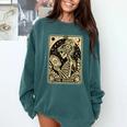 The Reader Tarot Card Book Lover Skeleton Reading Book Comfort Colors Sweatshirt Chalky Mint The Reader Tarot Card Book Lover Skeleton Reading Book Comfort Colors Sweatshirt Chalky Mint