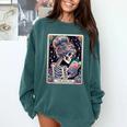 The Reader Tarot Card Women Book Lover Librarian Read Comfort Colors Sweatshirt Chalky Mint The Reader Tarot Card Women Book Lover Librarian Read Comfort Colors Sweatshirt Chalky Mint